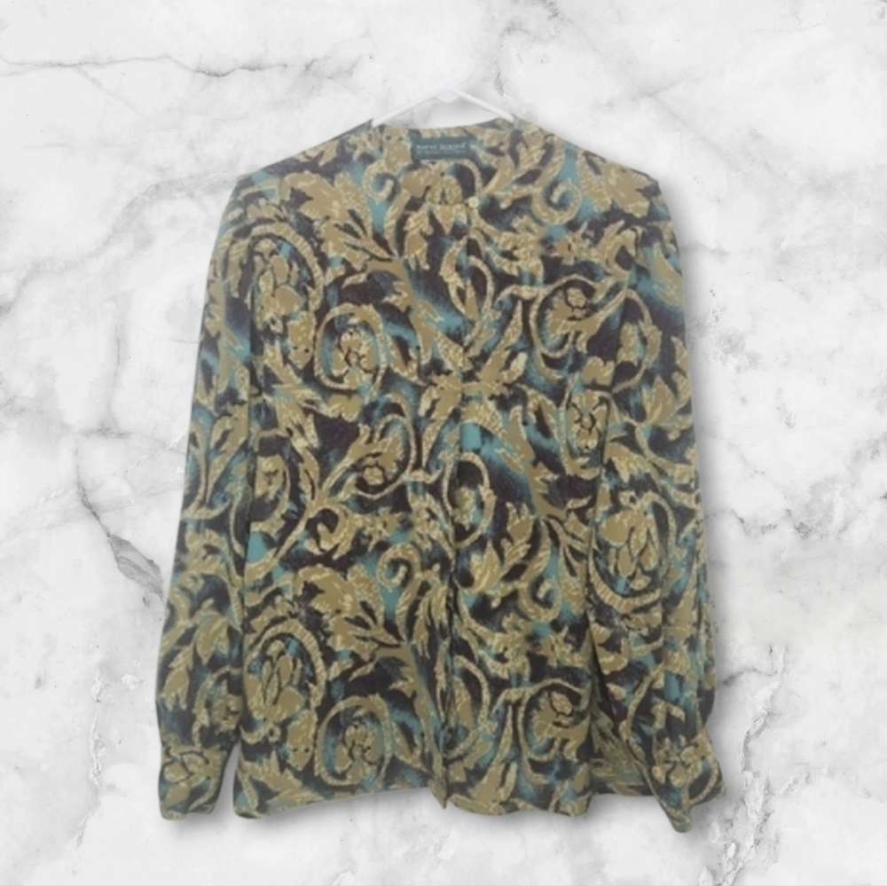 Women's Vintage Harve` Benard Blouse Sz Small /Medium